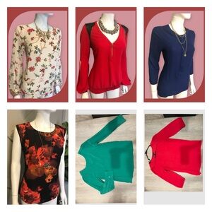 6 Chic women’s Tops BUNDLE